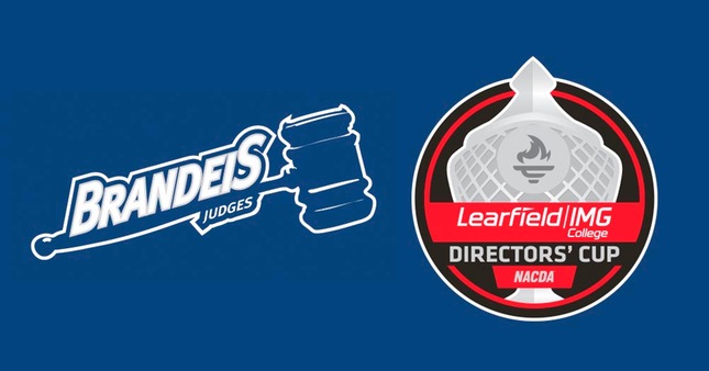 Brandeis and Learfield IMG Director's Cup logos