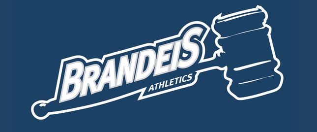 Brandeis Athletics gavel logo