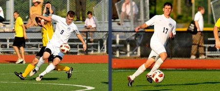 Sam Ocel '13 and Lee Russo '13 (photos by SportsPix)