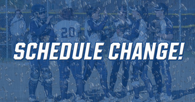 Softball schedule changes, April 3