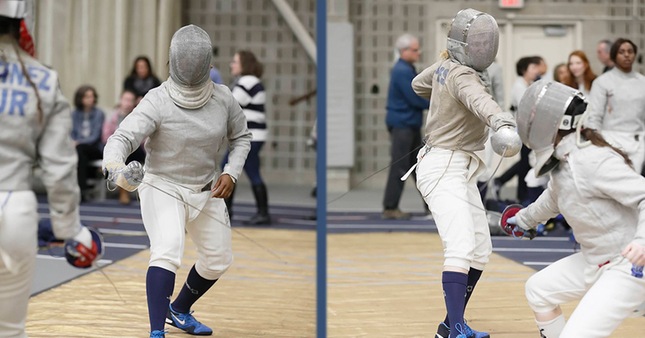 Fencers go undefeated at first Northeast Conference meet of season