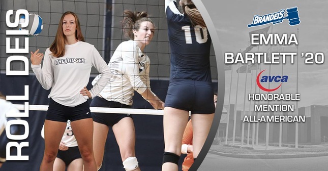 Emma Bartlett '20, Volleyball Honorable Mention All-American