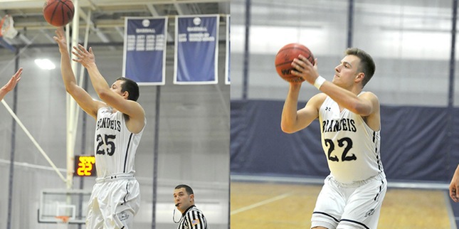 Sophomore Collin Sawyer and Eric D'Aguanno (photos by Sportspix.com)