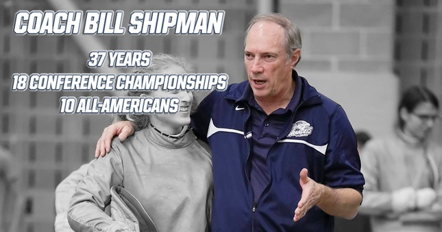 Coach Bill Shipman - 37 years - 18 conference championships - 10 All-Americans