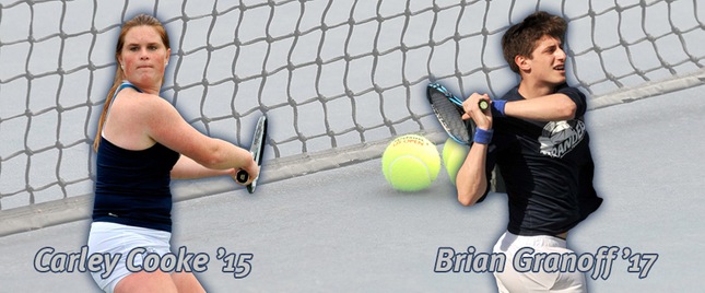 Cooke, Granoff selected to 2014 NCAA Division III Tennis Tournament