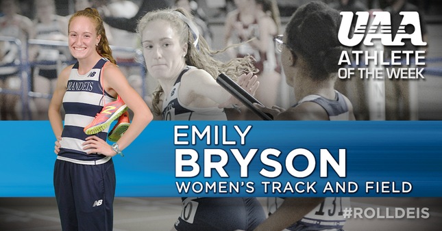 Emily Bryson, UAA Women's Track and Field Athlete of the Week
