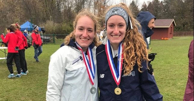 Julia and Emily Bryson '19 were both named All-UAA for the second year in a row - the fourth-straight year for Emily
